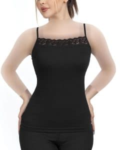 تاب زنانه حاشیه گیپور ساده مشکی — تصویر ۱۰