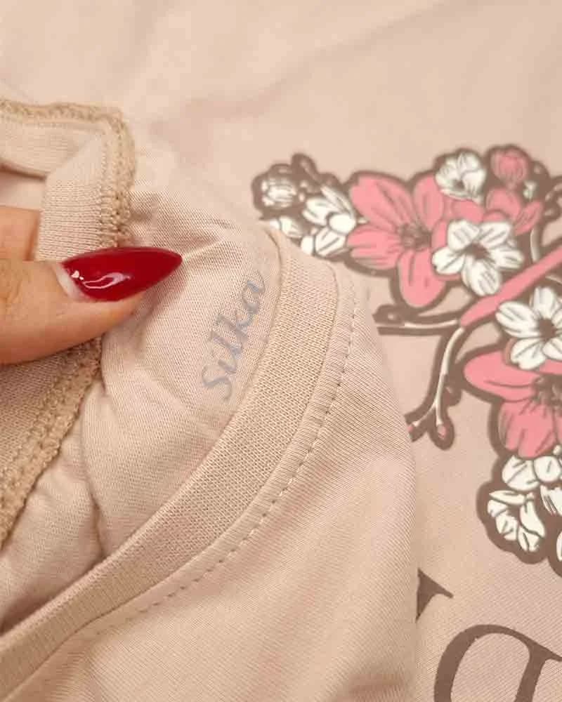 ست لباس راحتی زنانه مدل پری سیلکا — تصویر ۴