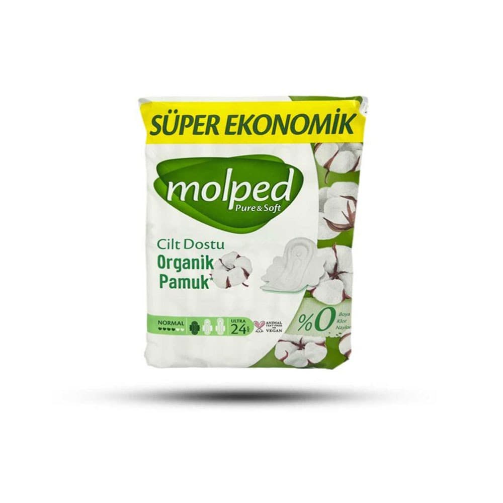 نوار بهداشتی مولپد Molped سایز نرمال بسته 24 عددی