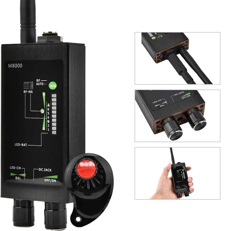 فرکانس یاب یا آشکارساز رادیویی سیگنال بیسیم مدل M8000 — تصویر ۵
