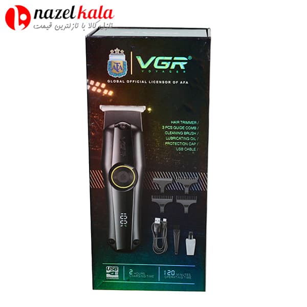 ماشین اصلاح سر و صورت وی جی آر مدل V-905 — تصویر ۸