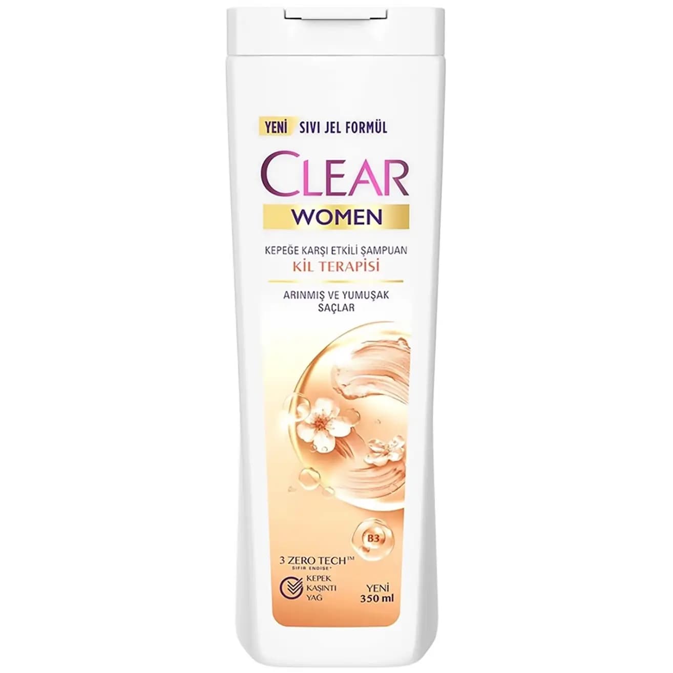 شامپو کلیر زنانه Clear Women مدل Kil Terapisi حجم350 میل — تصویر ۹