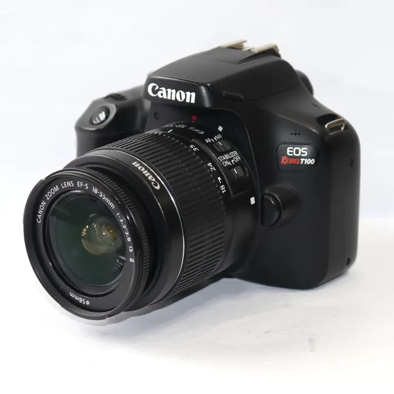 دوربین کانن مدل REBEL T100 (4000D) با لنز 18.55 لرزشگیردار (استوک)