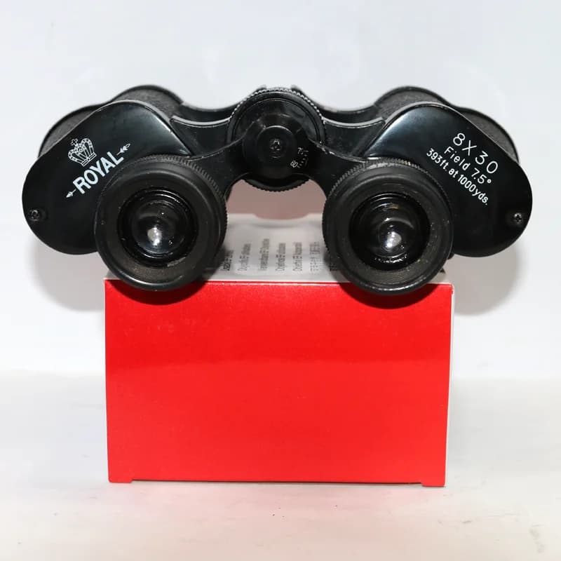 دوربین شکاری دو چشم 30×8 رویال تاج ژاپن اصل (استوک) — تصویر ۱۲