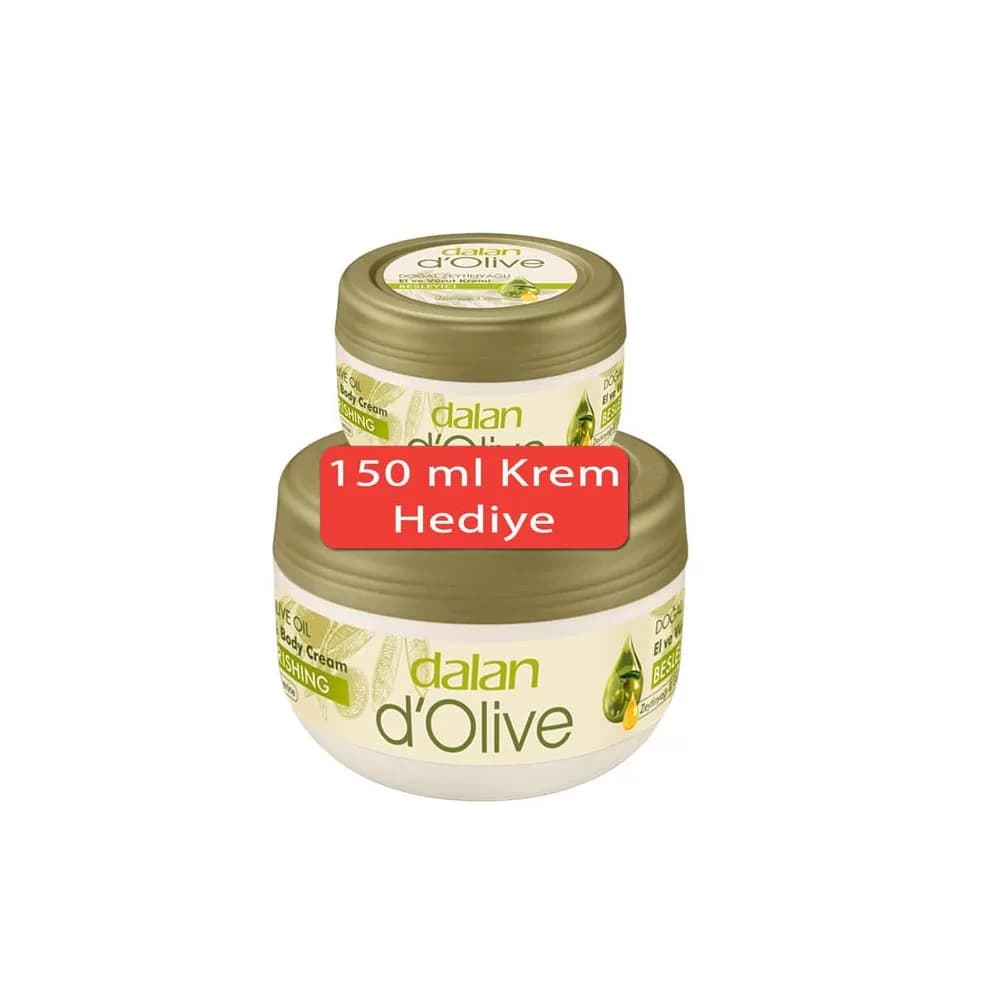 کرم تقویت کننده دست و بدن دالان حاوی روغن زیتون 250 میل و150 میل هدیه — تصویر ۳