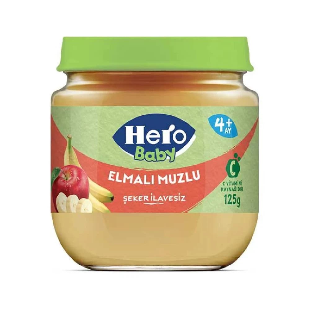 پوره مخلوط موز و سیب هروبیبی Hero Baby — تصویر ۵