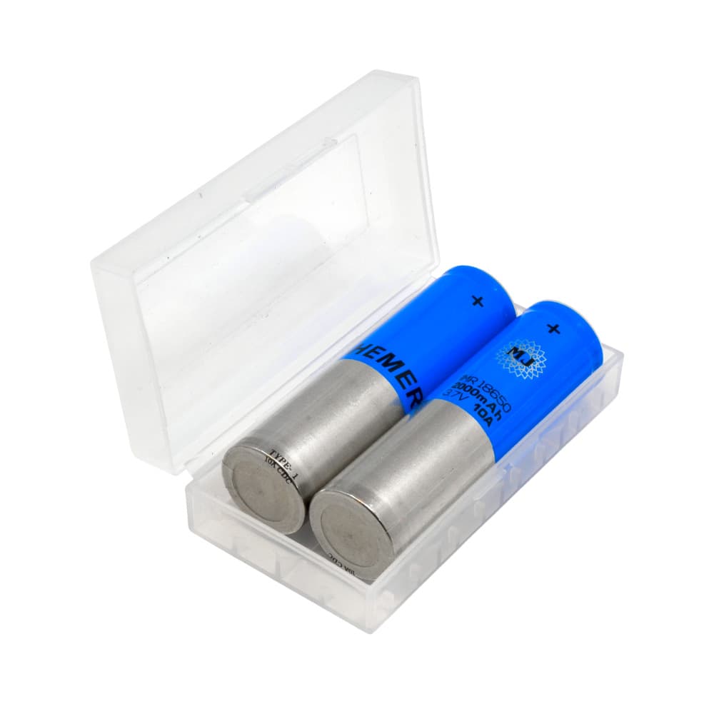 باتری لیتیوم یون 3.7v سایز 18650 2000mAh مارک HEMERA جریان 10A — تصویر ۱۲