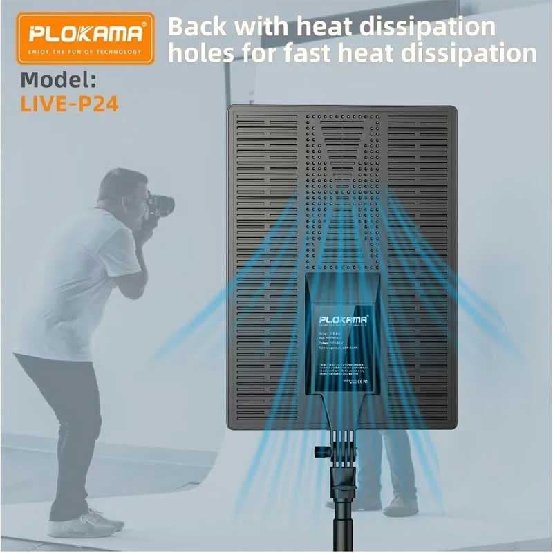 نور ثابت عکاسی PLOKAMA مدل LIVE-P24 — تصویر ۱۰