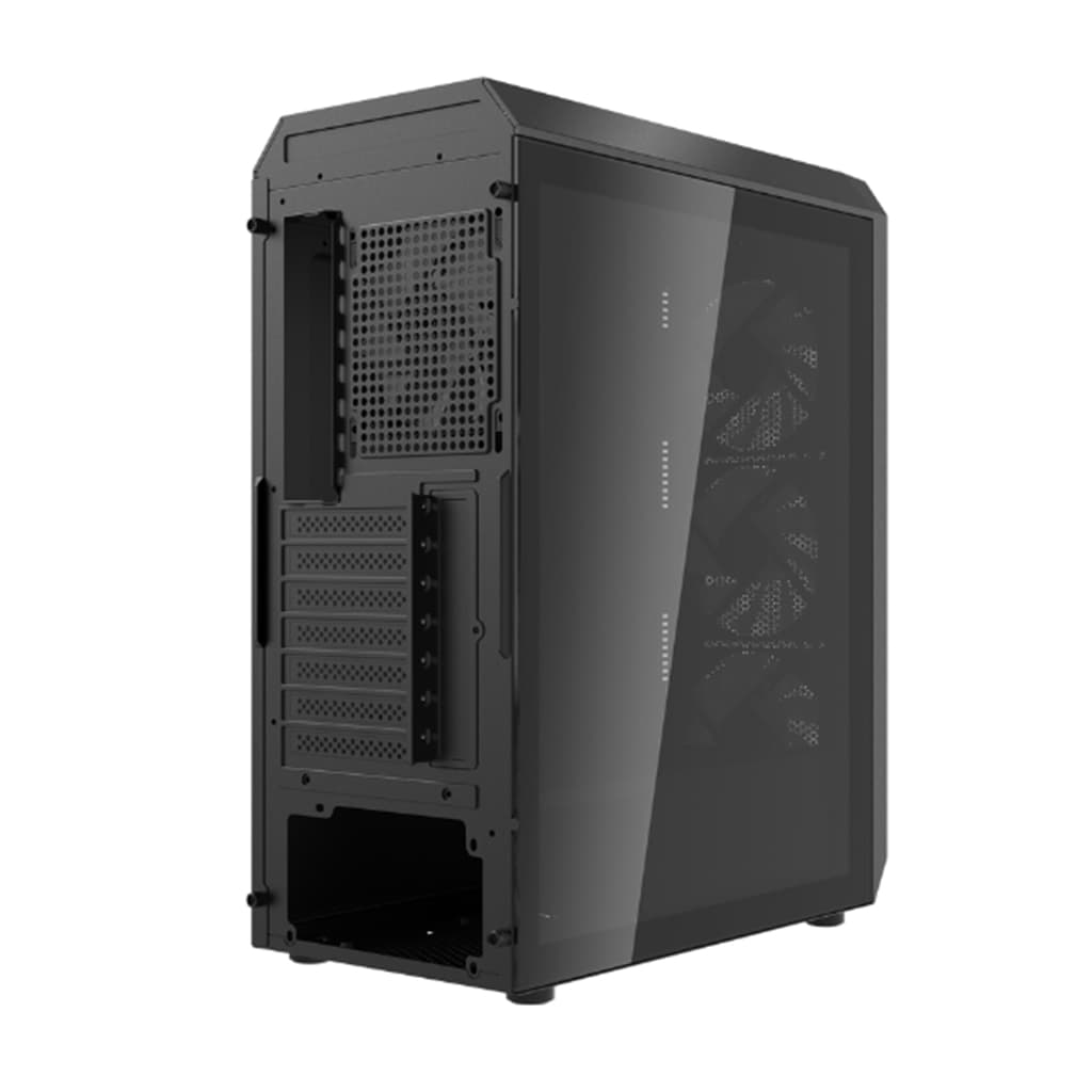 کیس کامپیوتر گیمینگ ای دیتا ایکس پی جی مدل ADATA XPG GAMING VALOR AIR PLUS MID-TOWER رنگ مشکی — تصویر ۴