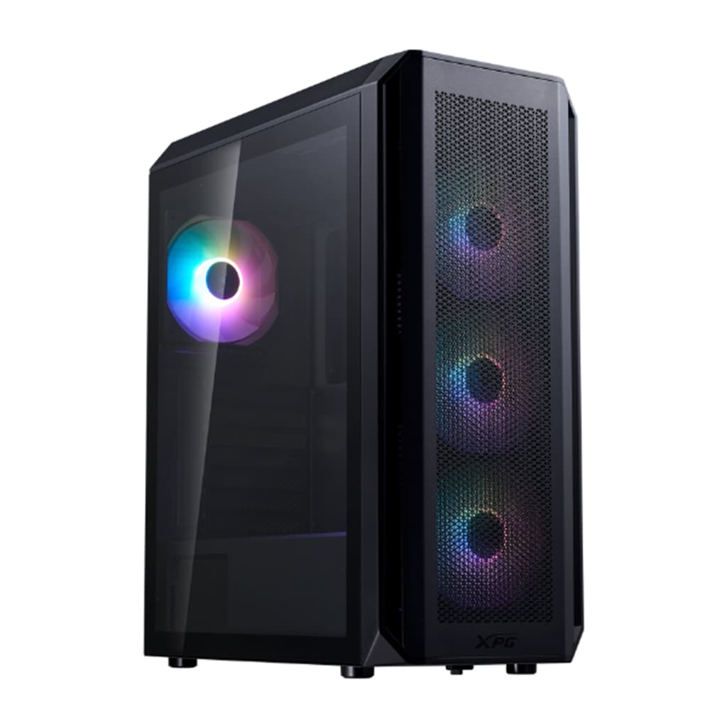 کیس کامپیوتر گیمینگ ای دیتا ایکس پی جی مدل ADATA XPG GAMING VALOR AIR PLUS MID-TOWER رنگ مشکی — تصویر ۳