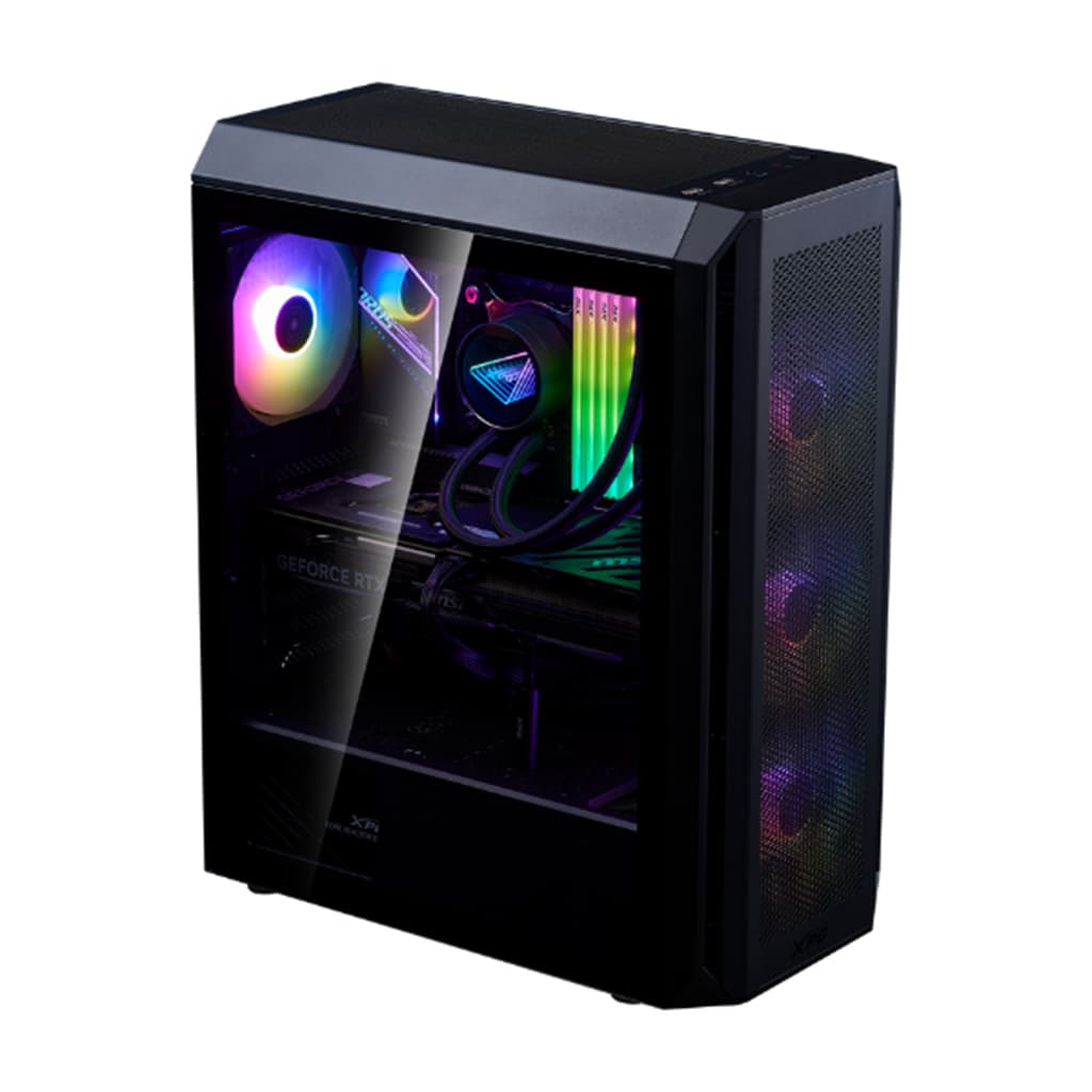 کیس کامپیوتر گیمینگ ای دیتا ایکس پی جی مدل ADATA XPG GAMING VALOR AIR PLUS MID-TOWER رنگ مشکی