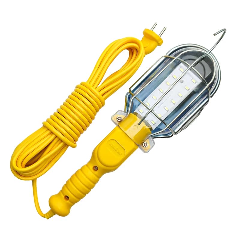 چراغ سیار دوره گرد مکانیکی 220 ولت برقی مدل LED WORKING LAMP با طول کابل 10 متر — تصویر ۱۰