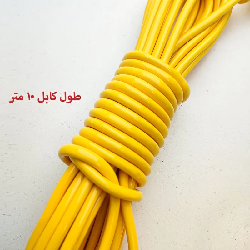 چراغ سیار دوره گرد مکانیکی 220 ولت برقی مدل LED WORKING LAMP با طول کابل 10 متر — تصویر ۵