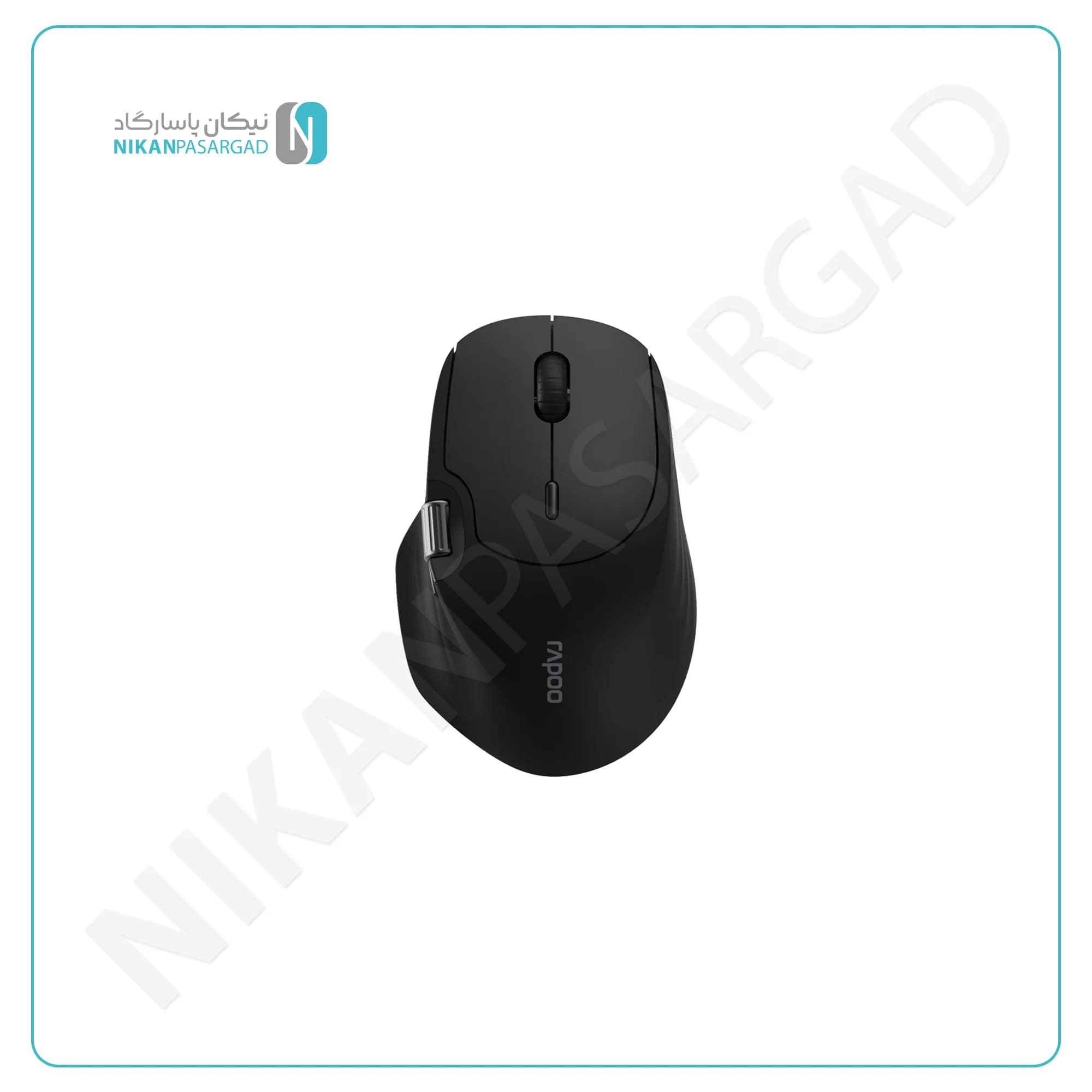 موس شارژی بی سیم رپو مدل RAPOO MT560 MULTI-MODE رنگ مشکی به همراه پد موس رایگان — تصویر ۱۰