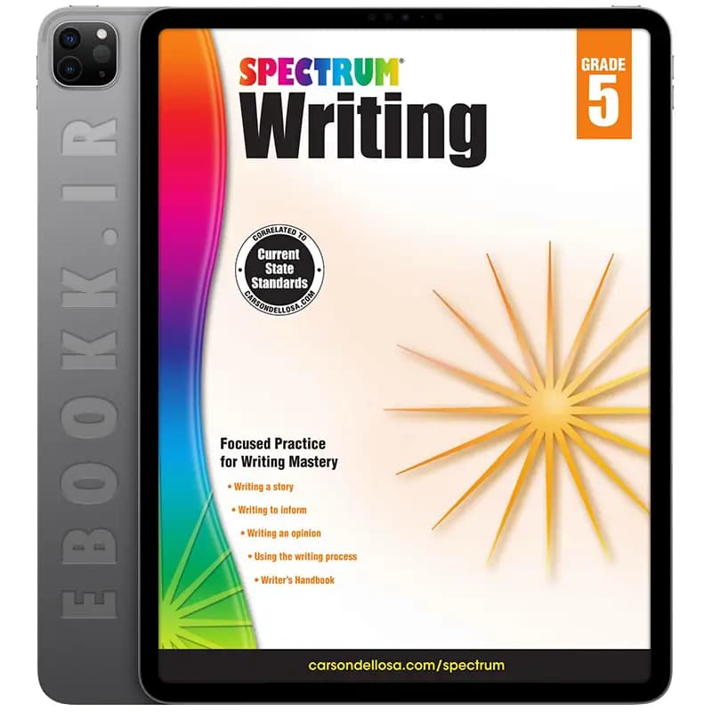 دانلود کتاب Spectrum 5th Grade Writing Workbooks 2014 — تصویر ۲