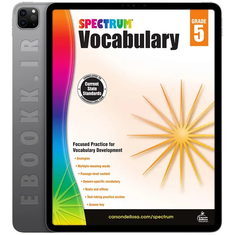 دانلود کتاب Spectrum 5th Grade Vocabulary Workbooks 2014