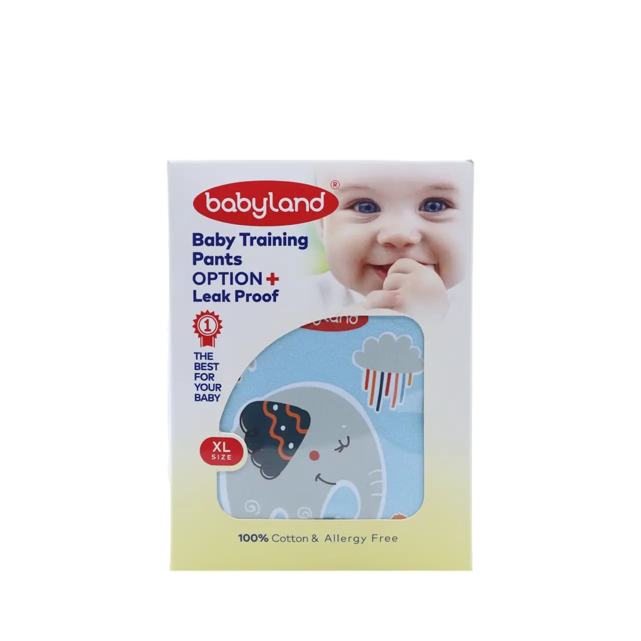 شورت آموزشی کودک بیبی لند طرح فیل سایز ایکس لارج کد 280