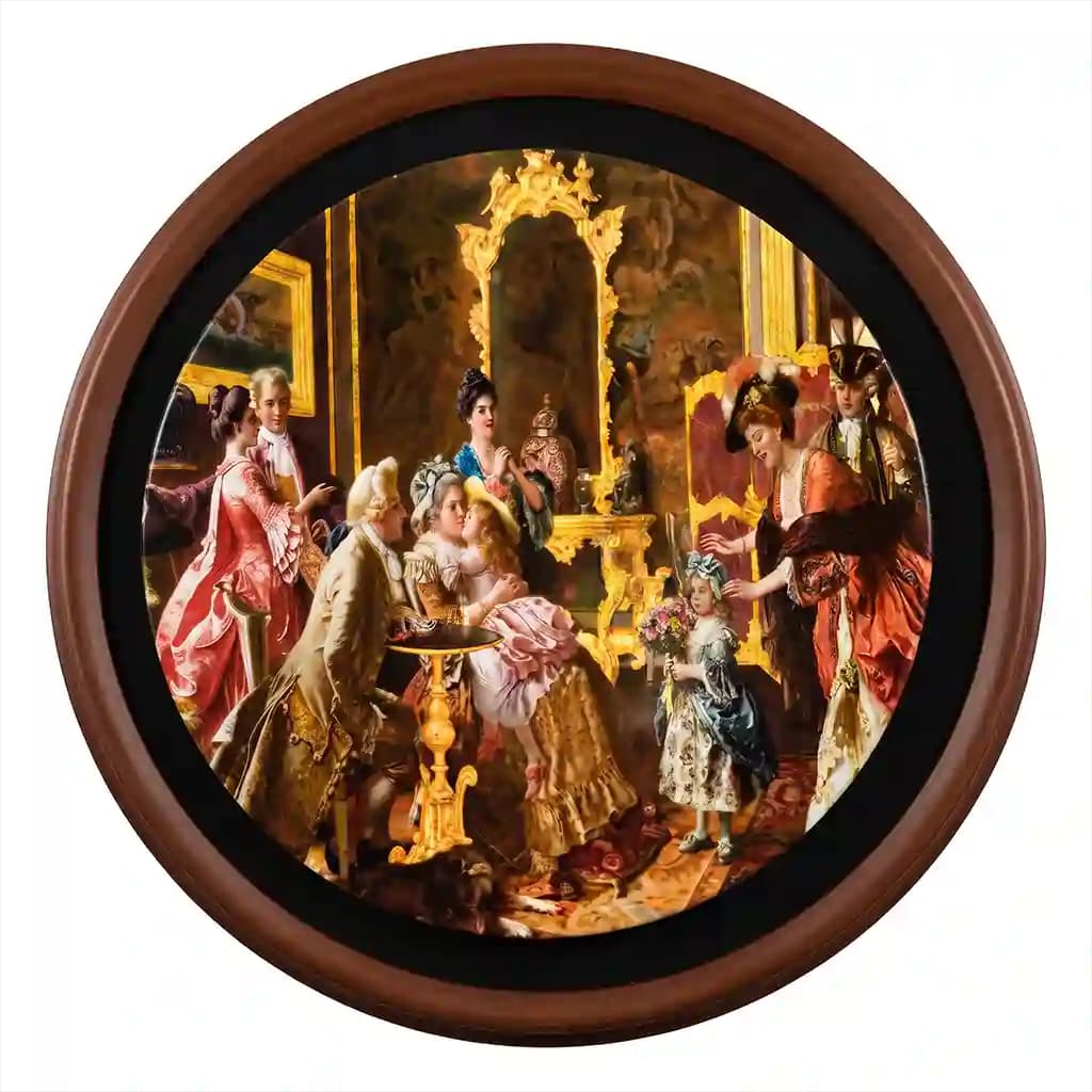 تابلو گرد والتر 90cm C