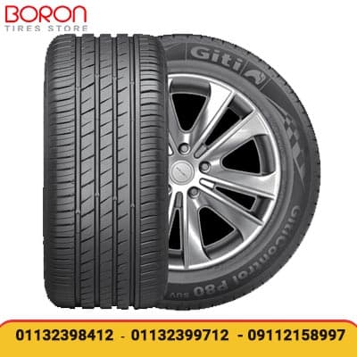 لاستیک جی تی 235/55R19 گل GITIControl P80(2 حلقه)
