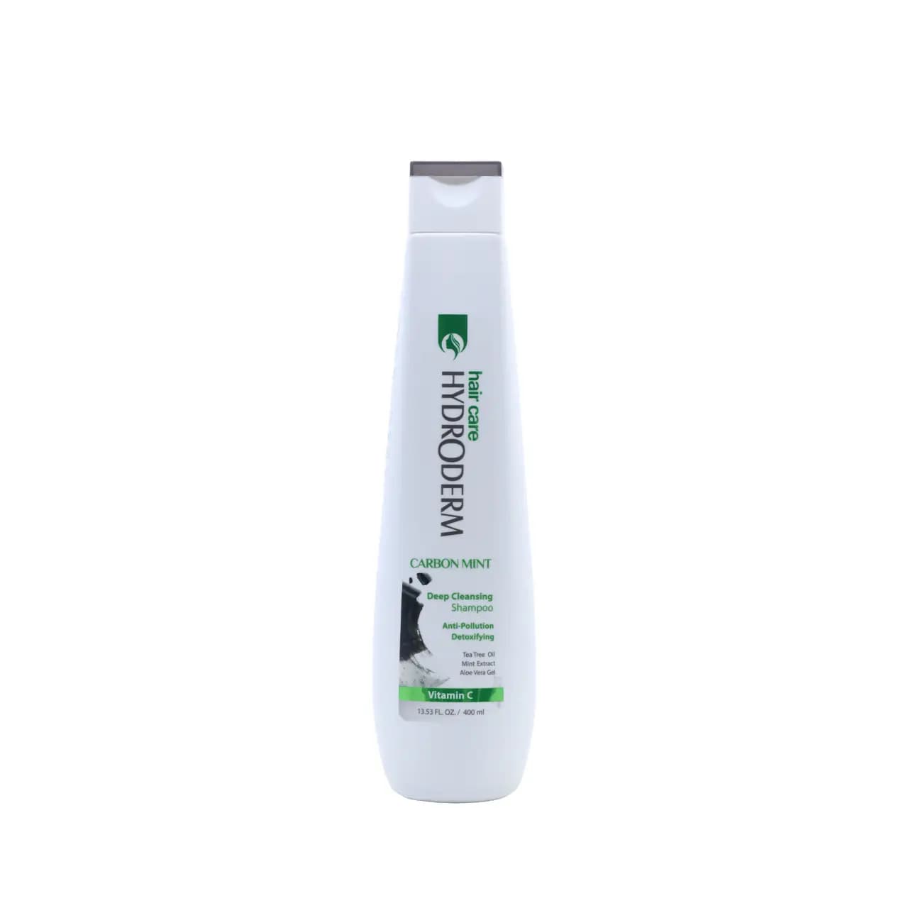 شامپو پاک کننده قوی حاوی ذغال و نعناع هیدرودرم 400 میلی لیتر