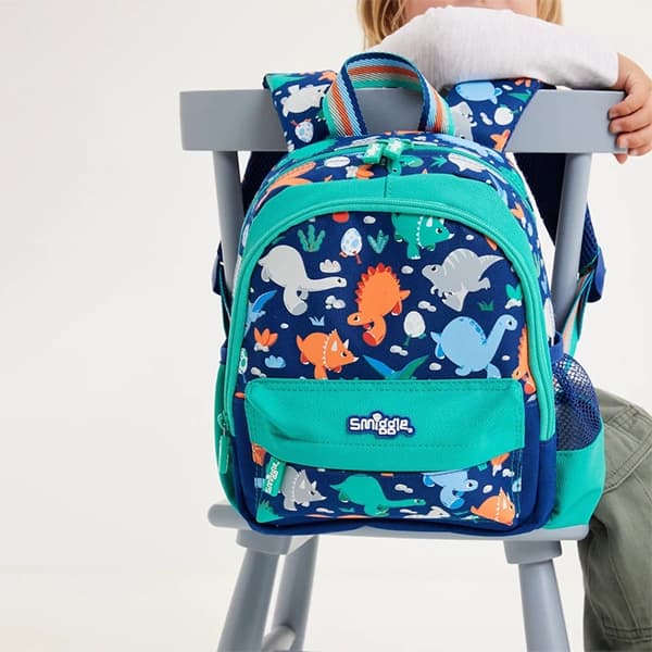 کوله پشتی مهد کودک اسمیگل Smiggle طرح Dinosaur — تصویر ۱۰