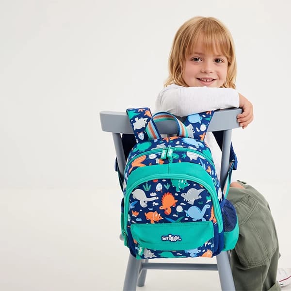 کوله پشتی مهد کودک اسمیگل Smiggle طرح Dinosaur — تصویر ۴