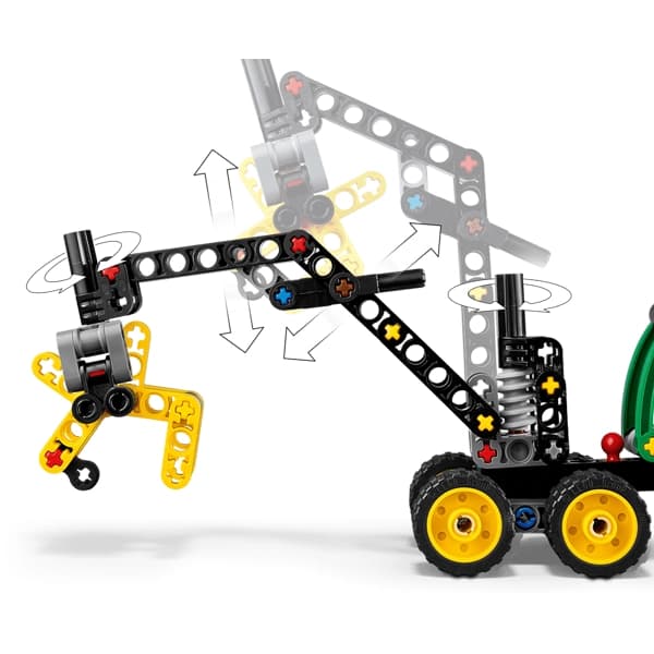لگو تکنیک مدل 42218 ماشین چوب‌بری John Deere 1470H — تصویر ۸