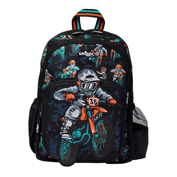 کوله پشتی پیش دبستانی پسرانه اسمیگل Smiggle طرح Motorcycle
