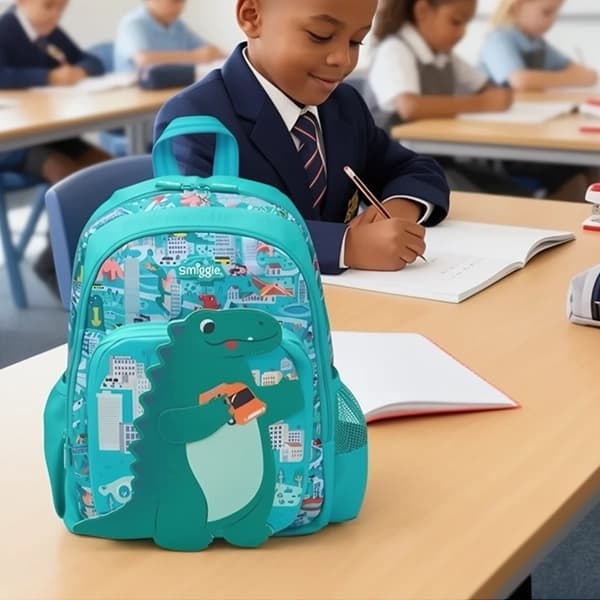 کوله پشتی پیش دبستانی پسرانه اسمیگل Smiggle طرح Dinosaur — تصویر ۱۰