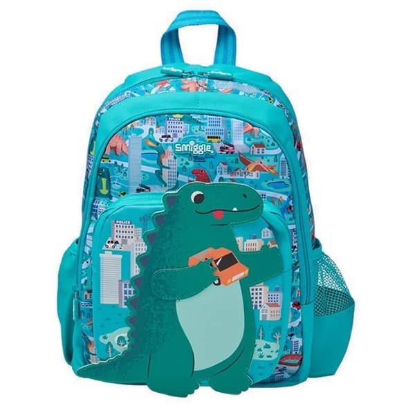 کوله پشتی پیش دبستانی پسرانه اسمیگل Smiggle طرح Dinosaur — تصویر ۸