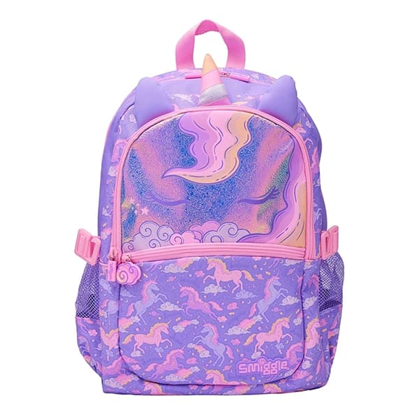 کوله پشتی مدرسه‌ای دخترانه اسمیگل Smiggle طرح Unicorn