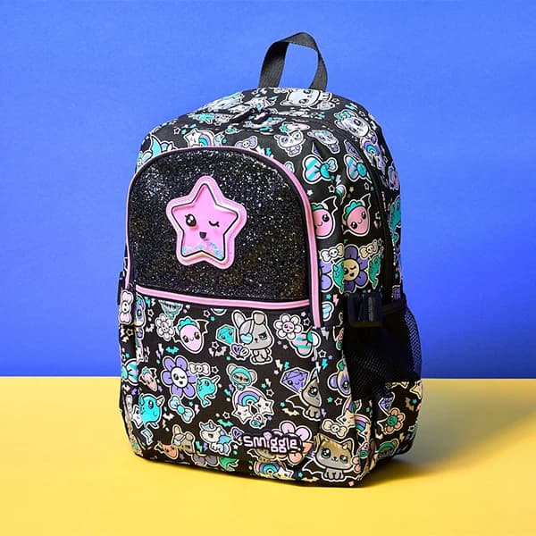 کوله پشتی مدرسه‌ای دخترانه اسمیگل Smiggle طرح Star — تصویر ۹