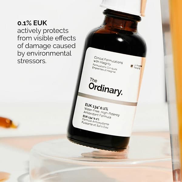 سرم آنتی اکسیدان اوردینری The Ordinary EUK 134 0.1 درصد ضد پیری و محافظ پوست 30 میل — تصویر ۴