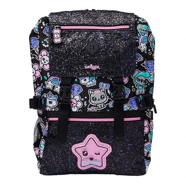 کوله پشتی مدرسه دخترانه اسمیگل Smiggle طرح Star — تصویر ۴