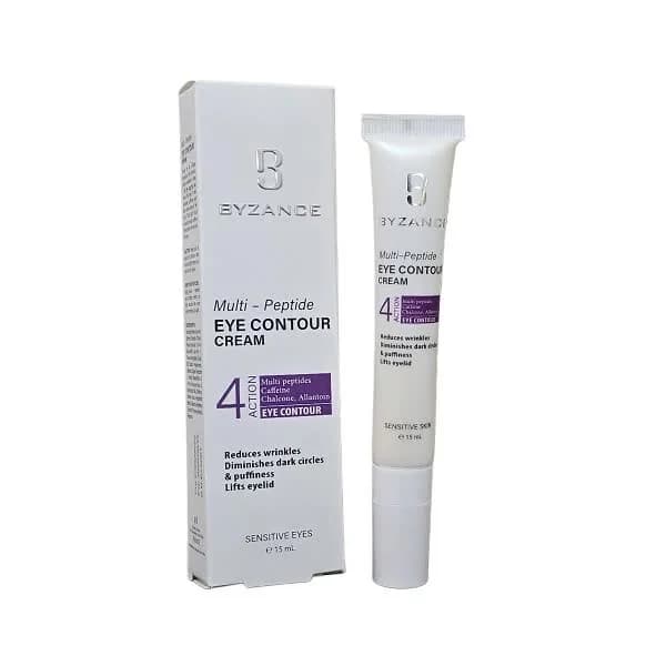 کرم دور چشم بیزانس مدل Multi-Peptide حجم 15 میل | ضد چروک، تیرگی و پف زیر چشم — تصویر ۱۰
