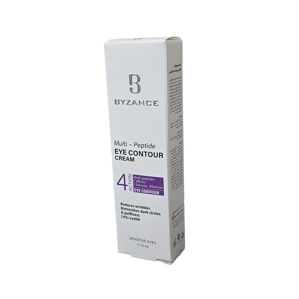 کرم دور چشم بیزانس مدل Multi-Peptide حجم 15 میل | ضد چروک، تیرگی و پف زیر چشم — تصویر ۵
