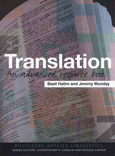 خرید کتاب Translation An Advanced Resource Book