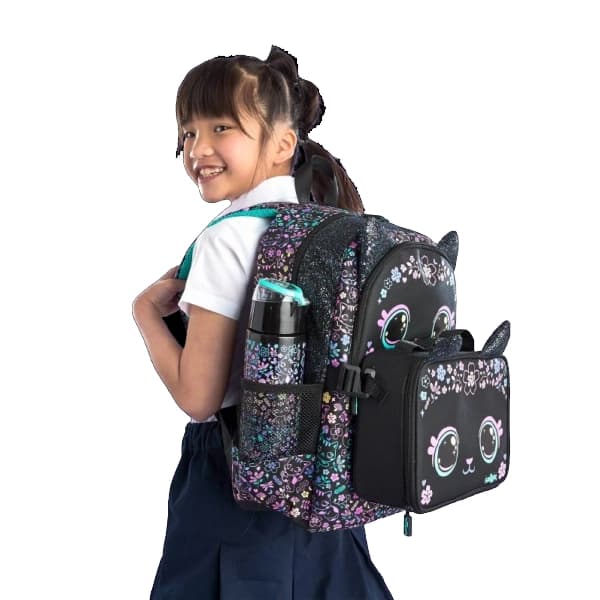 کوله پشتی مدرسه دخترانه اسمیگل Smiggle طرح Black Cat — تصویر ۱۱