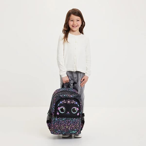 کوله پشتی مدرسه دخترانه اسمیگل Smiggle طرح Black Cat — تصویر ۶