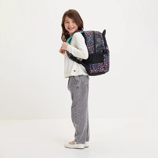 کوله پشتی مدرسه دخترانه اسمیگل Smiggle طرح Black Cat — تصویر ۵