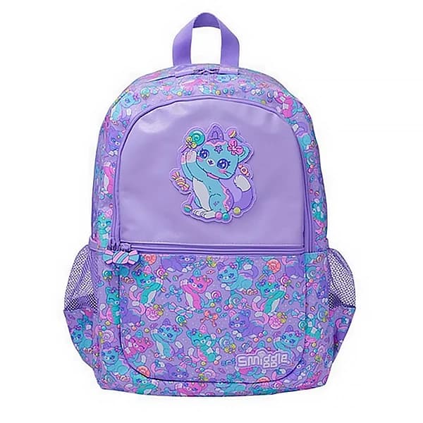 کوله پشتی مدرسه دخترانه اسمیگل Smiggle طرح Cute Cat