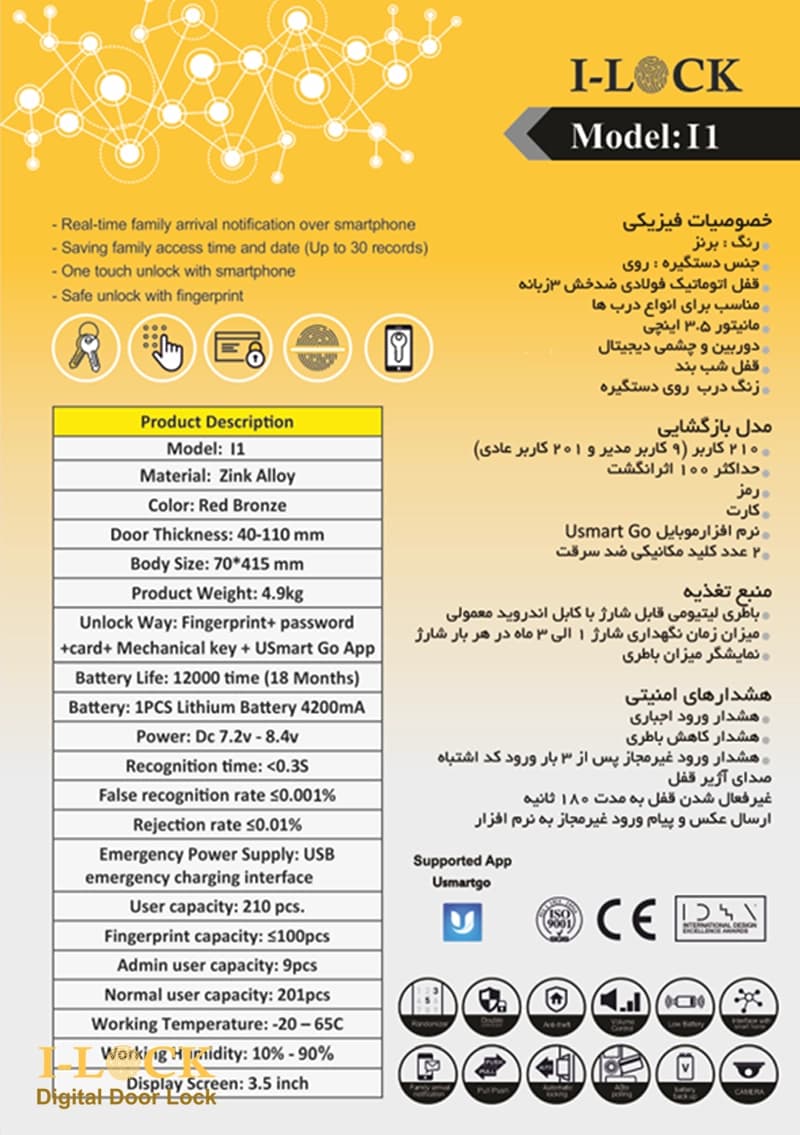 دستگیره دیجیتال I1 — تصویر ۶