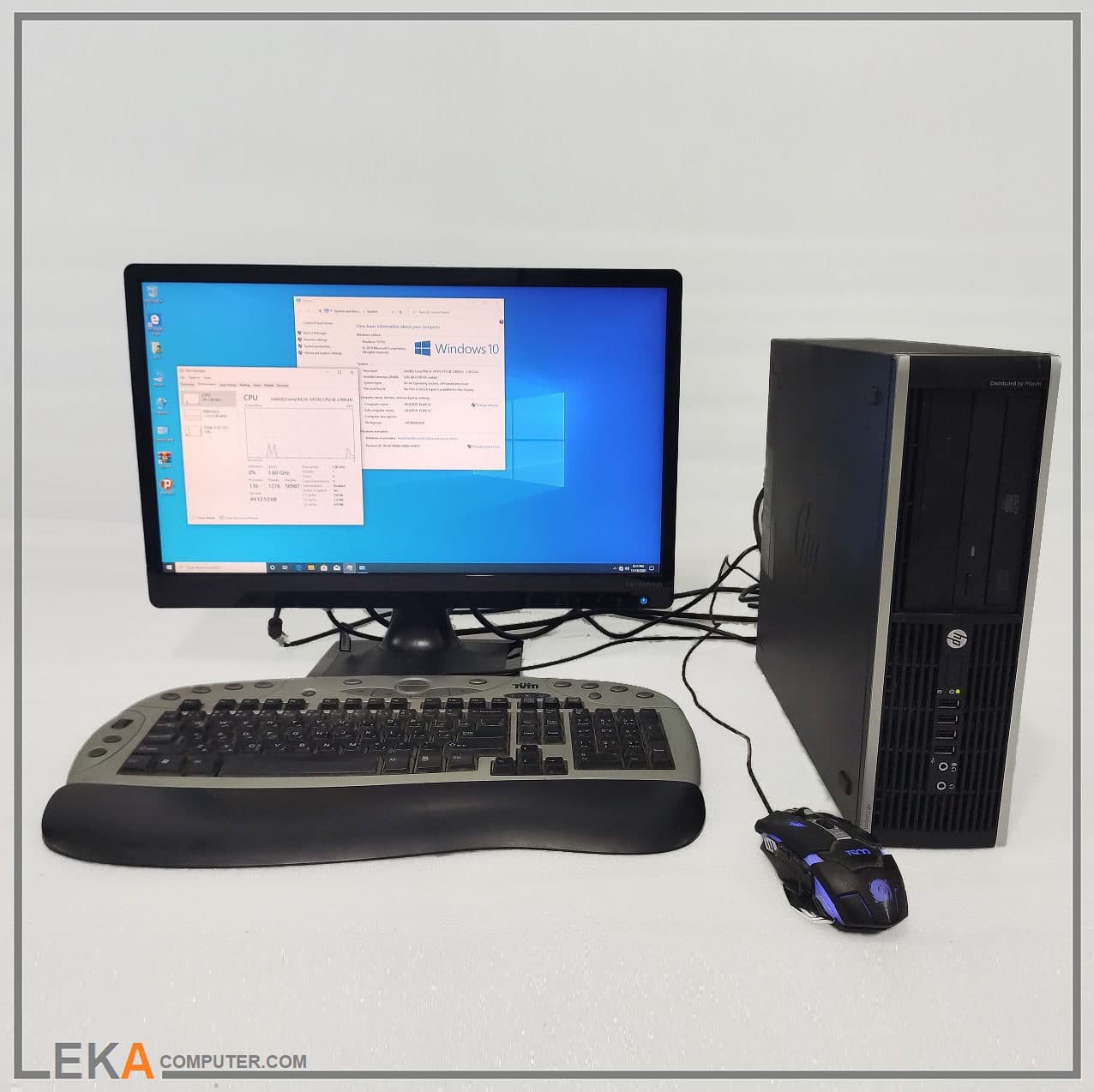 مینی کیس HP Compaq 8300 Elite SFF core i7 3770 رم 16 — تصویر ۸