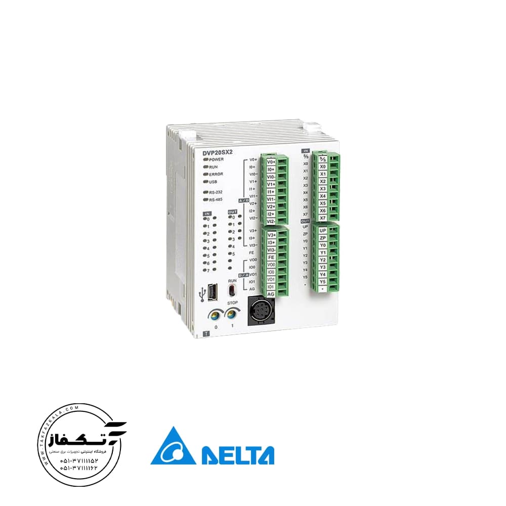 PLC دلتا مدل DVP20SX211T — تصویر ۴