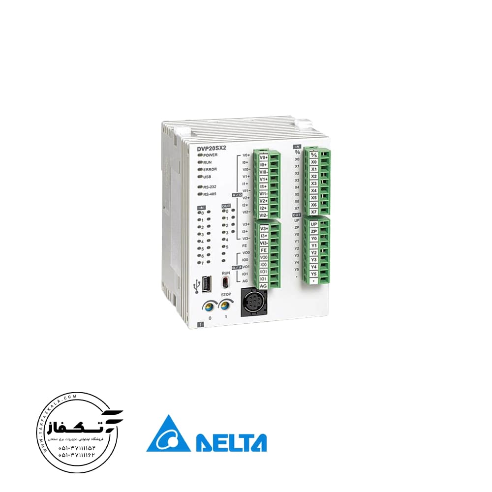 PLC دلتا مدل DVP20SX211R — تصویر ۴