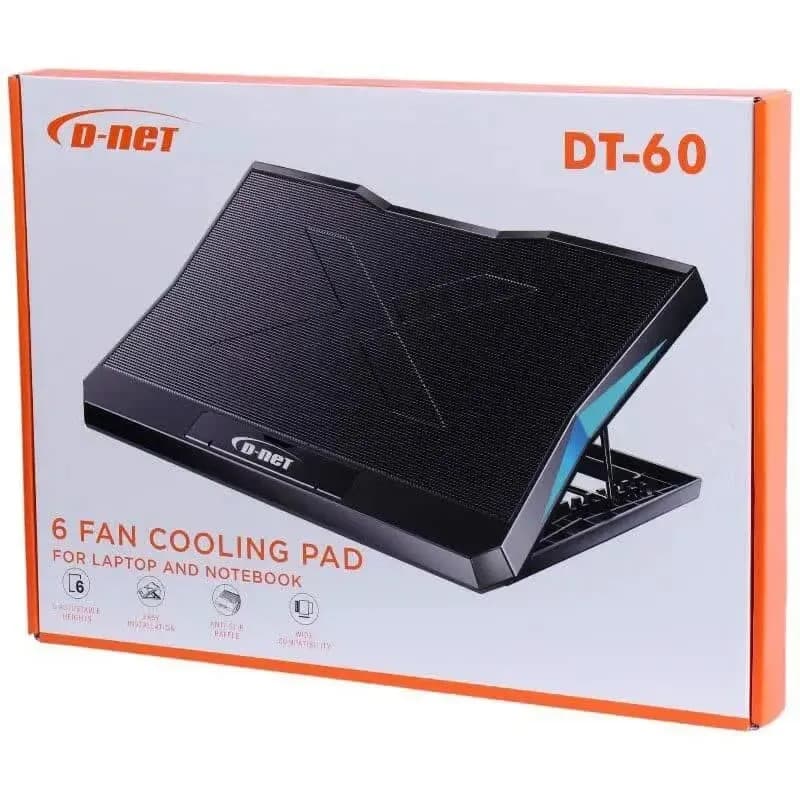 پایه خنک کننده دی نت مدل DT-60 با ۶ فن — تصویر ۴