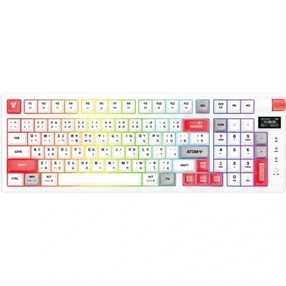 کیبورد بی‌سیم گیمینگ فنتک مدل ATOM PRO97 MK918 کلید مکانیکال — تصویر ۲