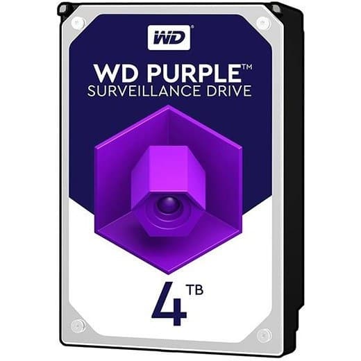 هارد دیسک اینترنال وسترن دیجیتال بنفش 4 ترابایت Western Digital Purple WD40PURZ استوک