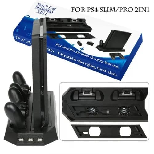 پایه نگهدارنده و شارژر دسته بازی YH-24 PS4 Slim/Pro