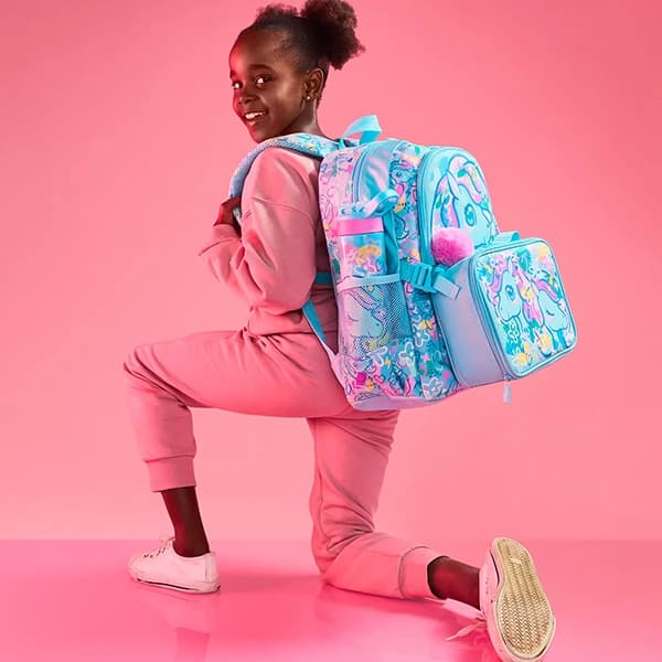 کوله پشتی مدرسه دخترانه اسمیگل Smiggle طرح unicorn — تصویر ۷
